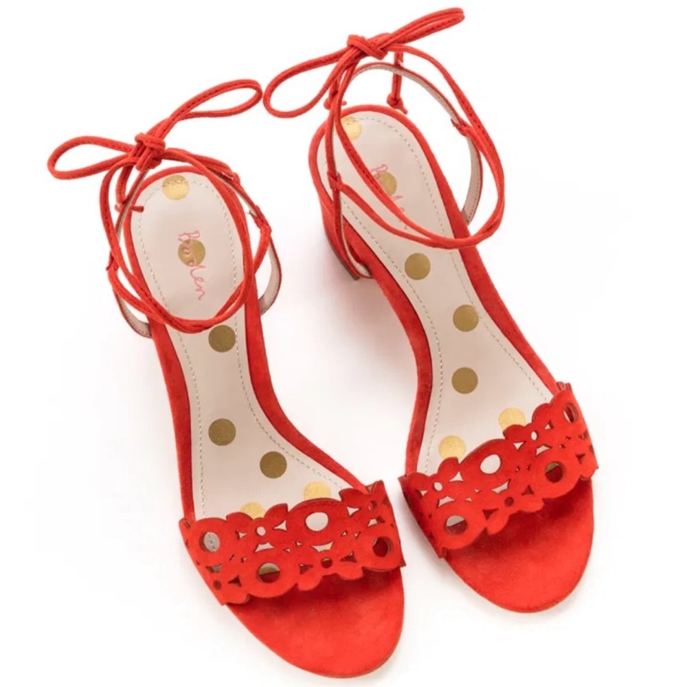 BODEN Jocelyn Mid Heels & Octavia Clutch - Size 39/US 8 - Picture 2 of 15